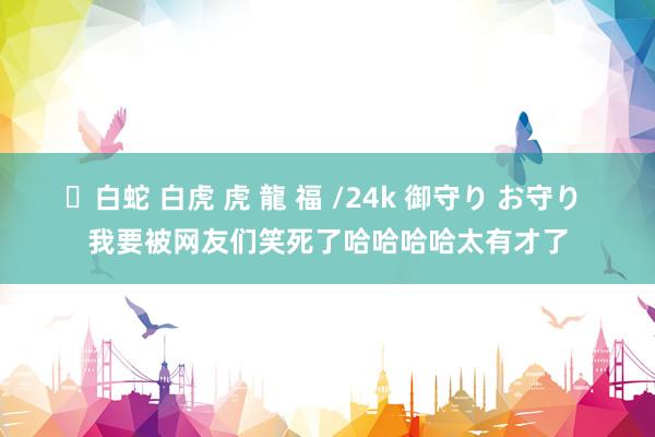 ✨白蛇 白虎 虎 龍 福 /24k 御守り お守り 我要被网友们笑死了哈哈哈哈太有才了